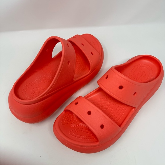 CROCS Women's Sandals in Coral - Picture 3 of 11